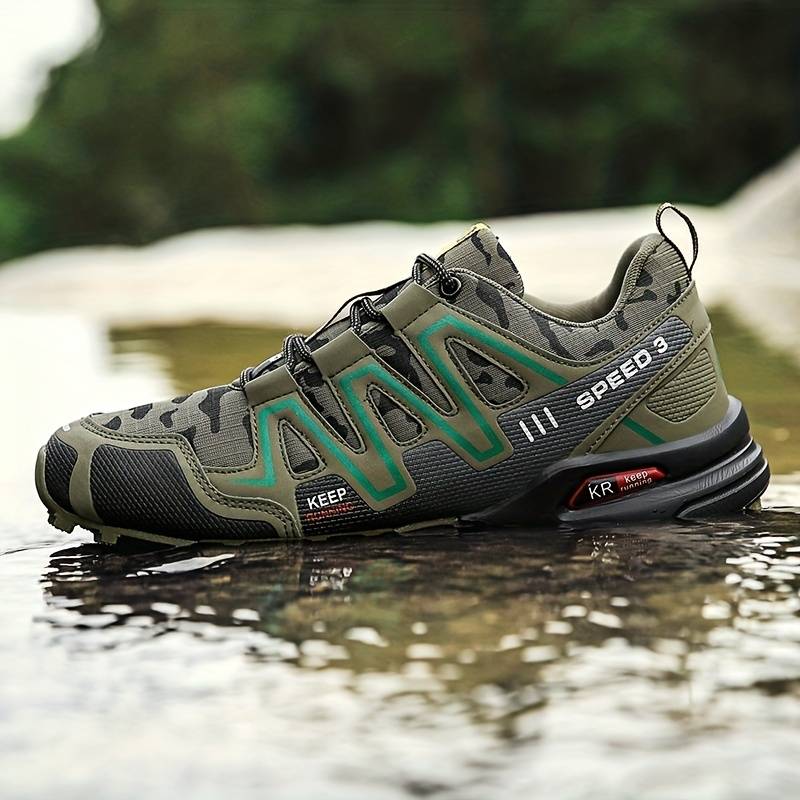 Wanderschuhe | Unisex | Wasserdicht | Camouflageprint | Niedrig | Schnürsenkel-Luzern Mode
