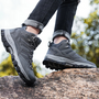 Herren Outdoor Wanderschuhe wasserdicht und rutschfest-36-Grau-Luzern Mode