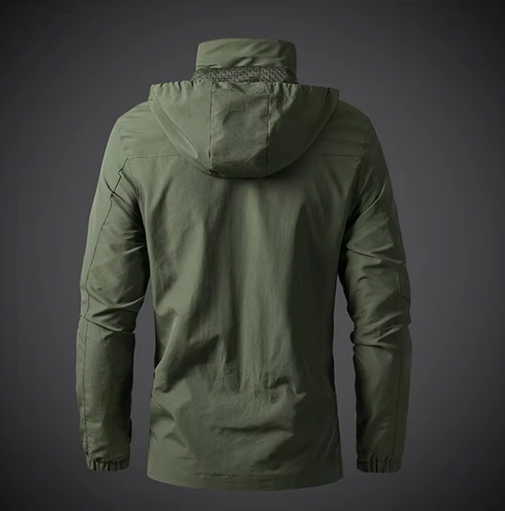 Herrenjacke | Winddicht | Wasserfest | Reißverschluss | Taschen -Luzern Mode