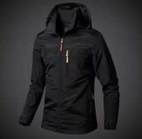 Herrenjacke | Winddicht | Wasserfest | Reißverschluss | Taschen -Luzern Mode