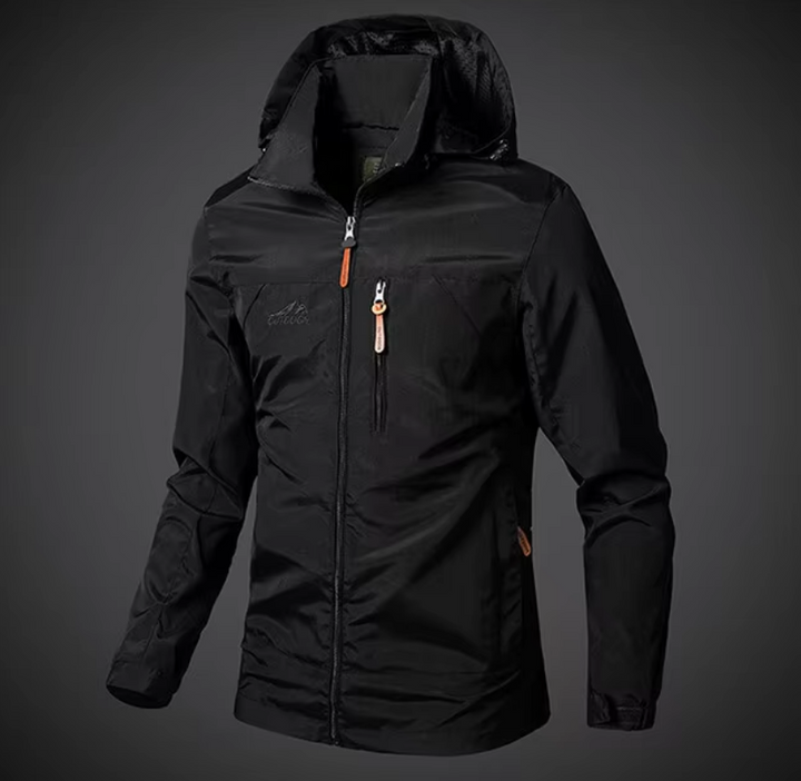 Herrenjacke | Winddicht | Wasserfest | Reißverschluss | Taschen -Luzern Mode