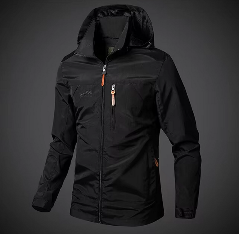 Herrenjacke | Winddicht | Wasserfest | Reißverschluss | Taschen -Luzern Mode