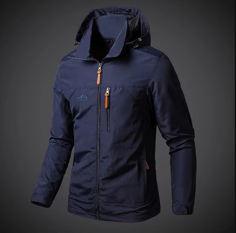 Herrenjacke | Winddicht | Wasserfest | Reißverschluss | Taschen -Luzern Mode