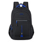 Wasserdichter Laptop Rucksack mit USB-Anschluss Herren-Blau-A-Luzern Mode