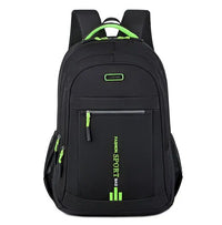 Wasserdichter Laptop Rucksack mit USB-Anschluss Herren-Grün-A-Luzern Mode