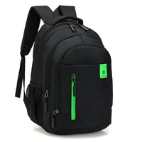 Wasserdichter Laptop Rucksack mit USB-Anschluss Herren-Grün-B-Luzern Mode