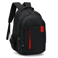 Wasserdichter Laptop Rucksack mit USB-Anschluss Herren-Rot-B-Luzern Mode