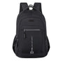 Wasserdichter Laptop Rucksack mit USB-Anschluss Herren-Schwarz-A-Luzern Mode