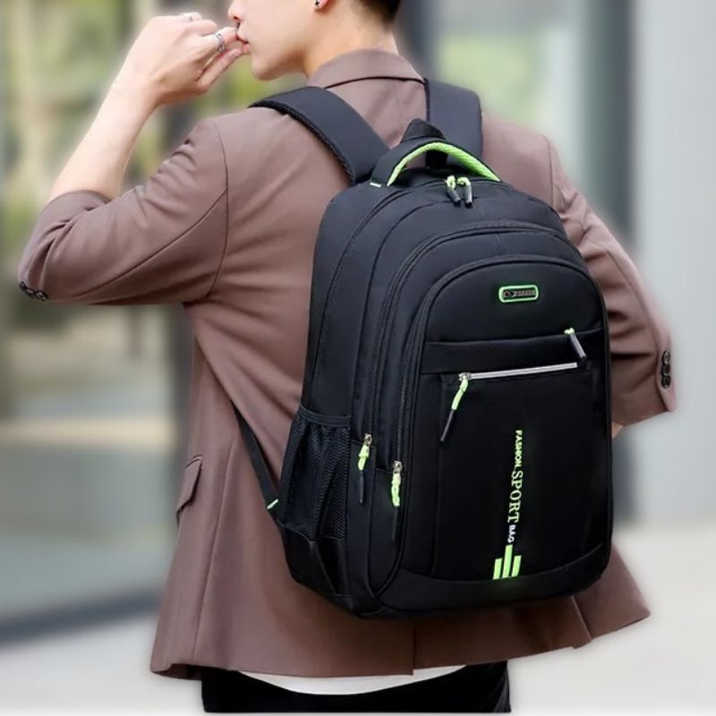Wasserdichter Laptop Rucksack mit USB-Anschluss Herren-Luzern Mode