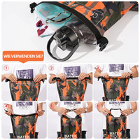 Survival-Rucksack | Wasserdicht Vielseitig Langlebig Trennfach Robust-Luzern Mode