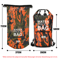 Survival-Rucksack | Wasserdicht Vielseitig Langlebig Trennfach Robust-Luzern Mode