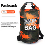 Survival-Rucksack | Wasserdicht Vielseitig Langlebig Trennfach Robust-Orange Pro-15L-Luzern Mode