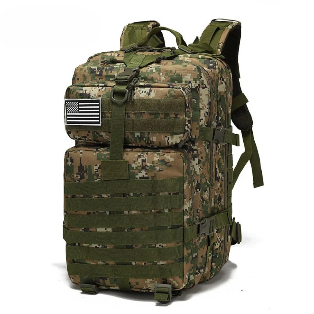 Taktischer Rucksack 40L - Outdoor Camping Wanderrucksack-Camouflage 1-Luzern Mode