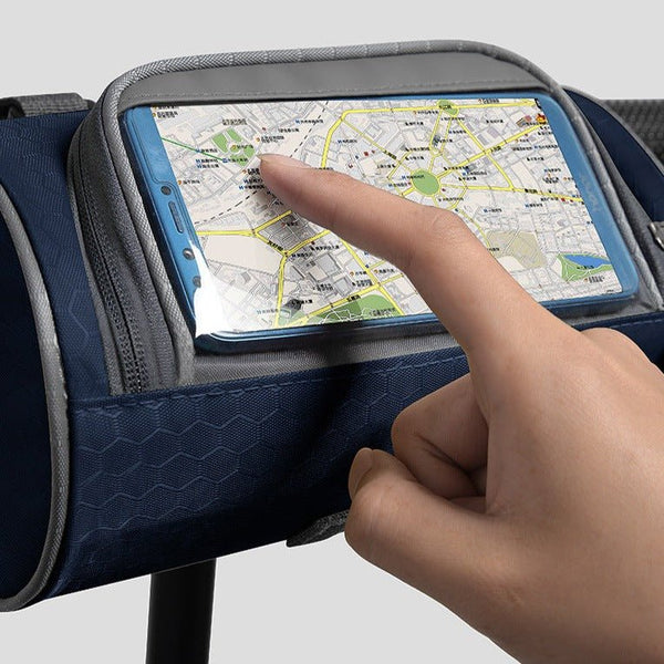 Telefon Fahrradtasche | Lenkerhalterung | Touchscreen-Fenster | Wasserdicht-Luzern Mode