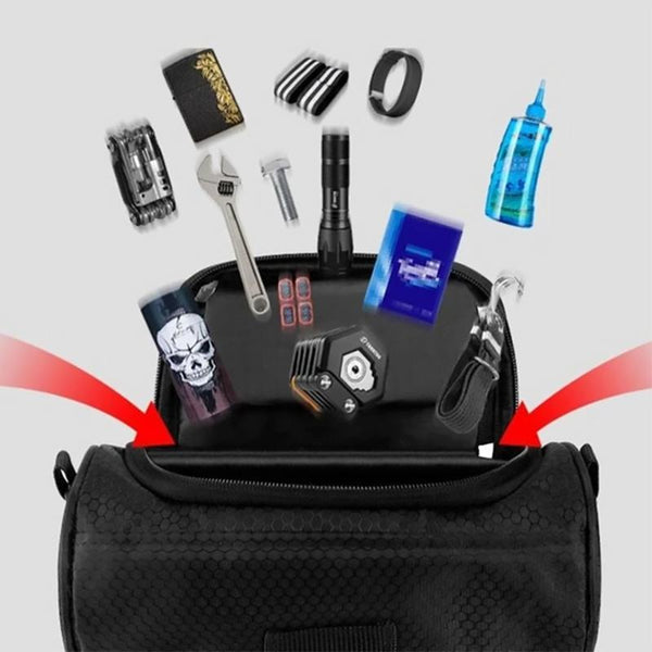 Telefon Fahrradtasche | Lenkerhalterung | Touchscreen-Fenster | Wasserdicht-Luzern Mode