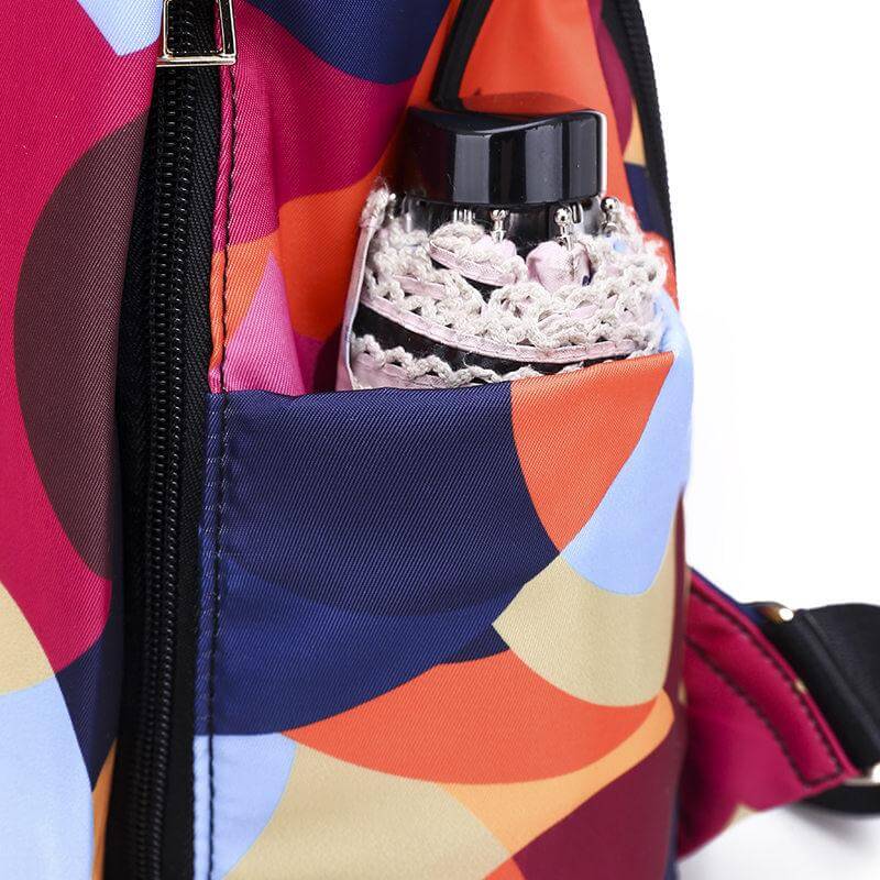 Wasserfester Anti-Diebstahl Damenrucksack mit mehreren Fächern – Herbstzauber SafeHold