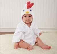 Babybademantel | Tierkapuze Weich Niedlich Bequem Warm Langlebig-Huhn-0-1 Jahre-Luzern Mode