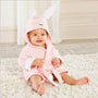 Babybademantel | Tierkapuze Weich Niedlich Bequem Warm Langlebig-Rosa Hase-0-1 Jahre-Luzern Mode