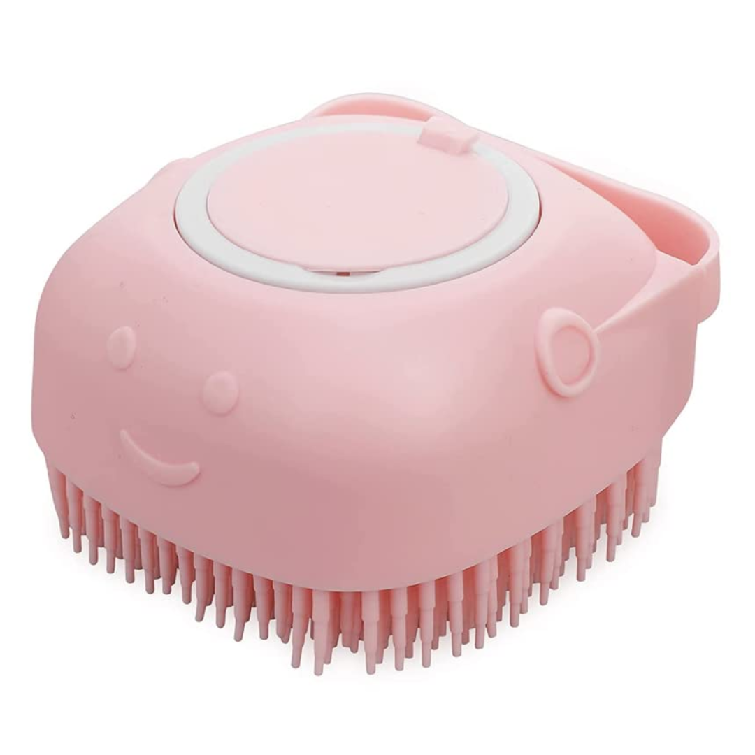 Haustierbürste | Baden Weich Silikon Pflege Langlebig Vielseitig-Rosa-Luzern Mode