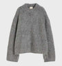 Herren Strickpullover aus weichem Material für Wintermode-Grau-S-Luzern Mode