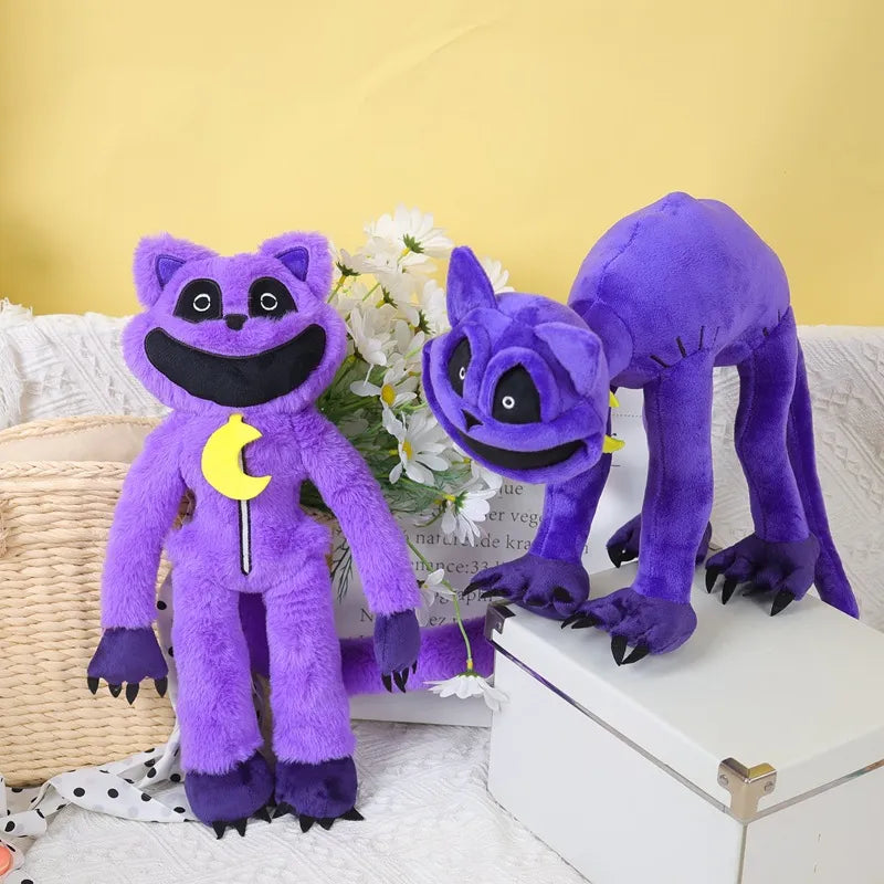 Weiche Katzenplüschfigur | Lila Süß Vielseitig Langlebig Plüsch-Luzern Mode