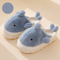 Haienschuhe | Unisex | Weich | Plüsch | Slipper | Rutschfeste Sohle-Blau-36-37-Luzern Mode
