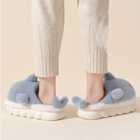 Haienschuhe | Unisex | Weich | Plüsch | Slipper | Rutschfeste Sohle-Luzern Mode