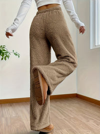 Damen Sherpahose | Teddy | Weich | Locker sitzend | Elastischer Bund-Luzern Mode