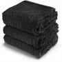 Welpendecke | Weich Fleece Vielseitig Langlebig Waschbar Komfortabel Warm-Schwarz-80x100cm-Luzern Mode