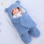 Babyschlafsack | Weich | Warm | Sicher | Plüsch | Polarfleece | Komfortabel-Blau-Luzern Mode