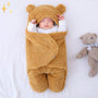 Babyschlafsack | Weich | Warm | Sicher | Plüsch | Polarfleece | Komfortabel-Braun-Luzern Mode
