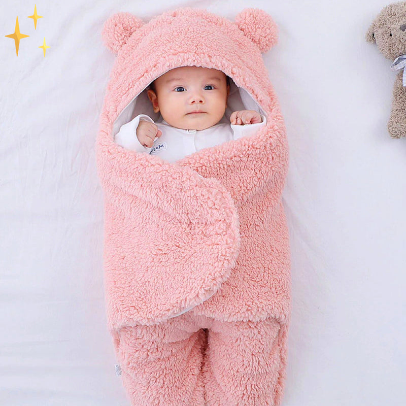 Babyschlafsack | Weich | Warm | Sicher | Plüsch | Polarfleece | Komfortabel-Rosa-Luzern Mode