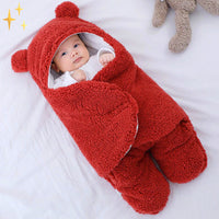 Babyschlafsack | Weich | Warm | Sicher | Plüsch | Polarfleece | Komfortabel-Rot-Luzern Mode
