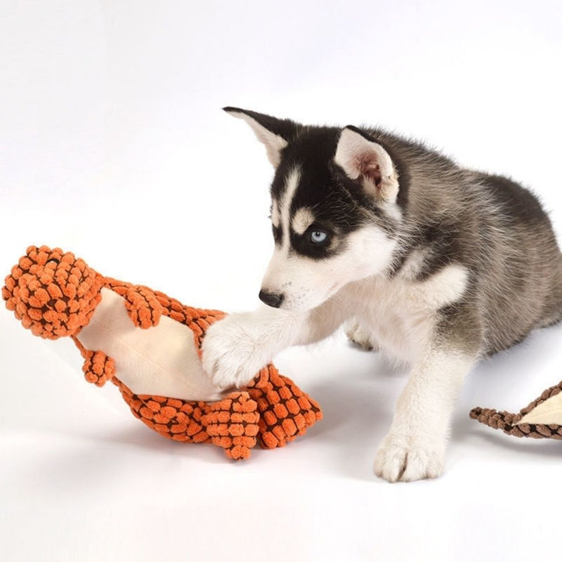 Hundeknuddler | Dino-Set Weich Langlebig Sicher Interaktiv Plüsch-Luzern Mode