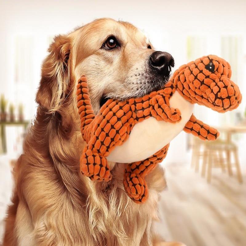 Hundeknuddler | Dino-Set Weich Langlebig Sicher Interaktiv Plüsch-Luzern Mode