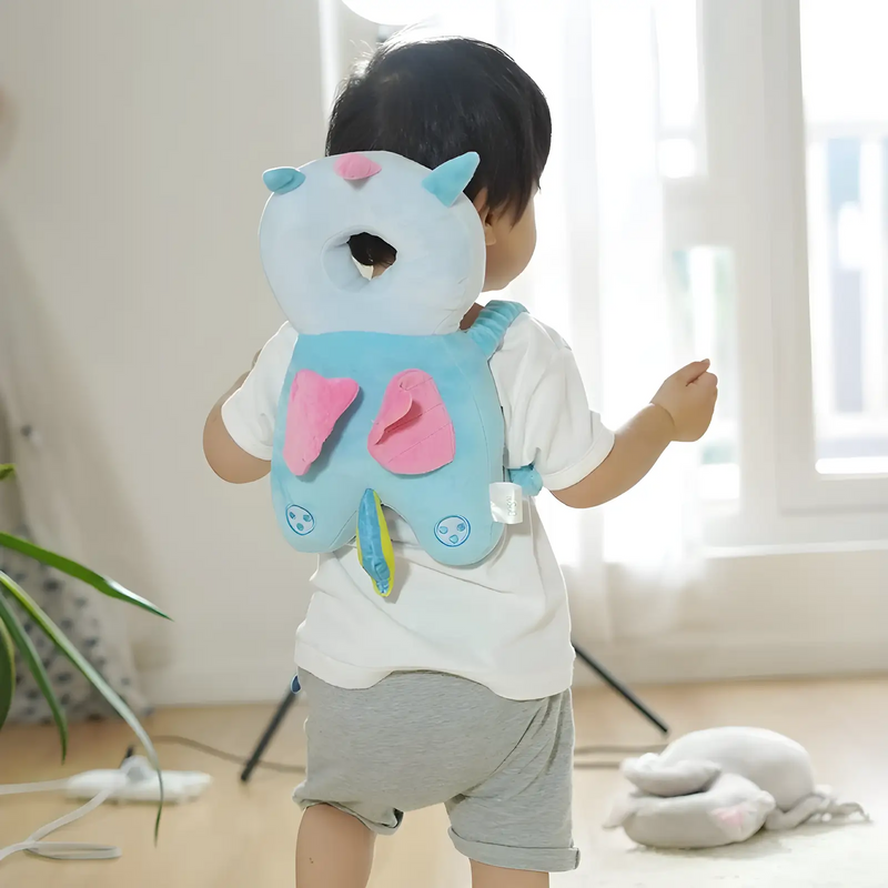 Weicher Kopfschutz | Baby Verstellbar Baumwolle Weich Leicht-Einhorn-Luzern Mode