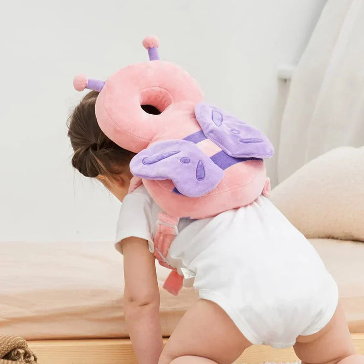 Weicher Kopfschutz | Baby Verstellbar Baumwolle Weich Leicht-Schmetterling-Luzern Mode