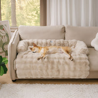 Hundebett | Vielseitig Weich Sofa Plüsch Komfortabel Langlebig Stilvoll-Khaki-S-Luzern Mode