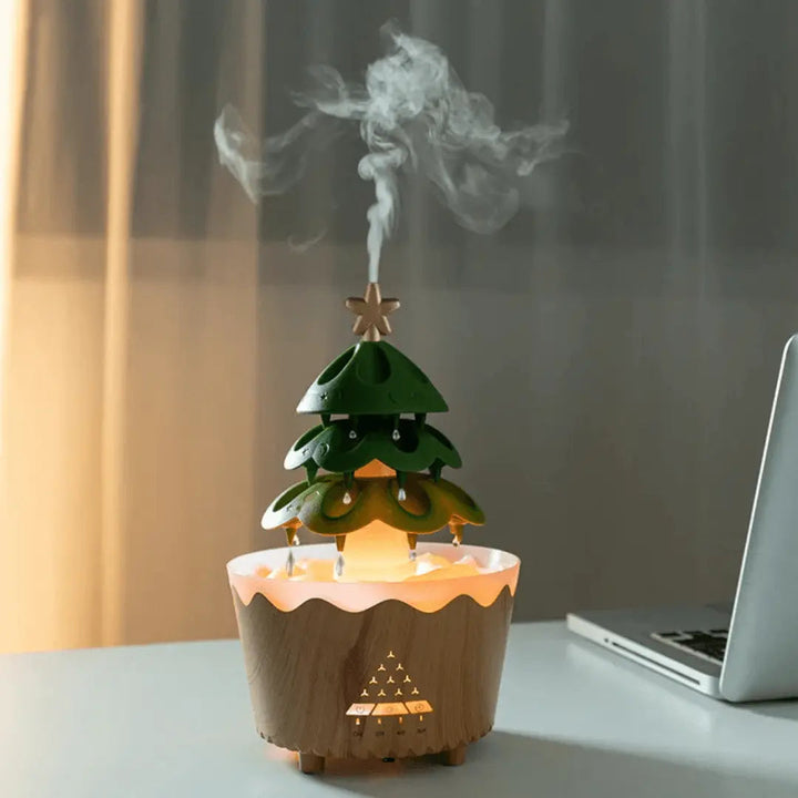 Aroma Diffuser | Luftbefeuchter Weihnachtsbaum Festlich Nachhaltig Trendy-Holz-Luzern Mode