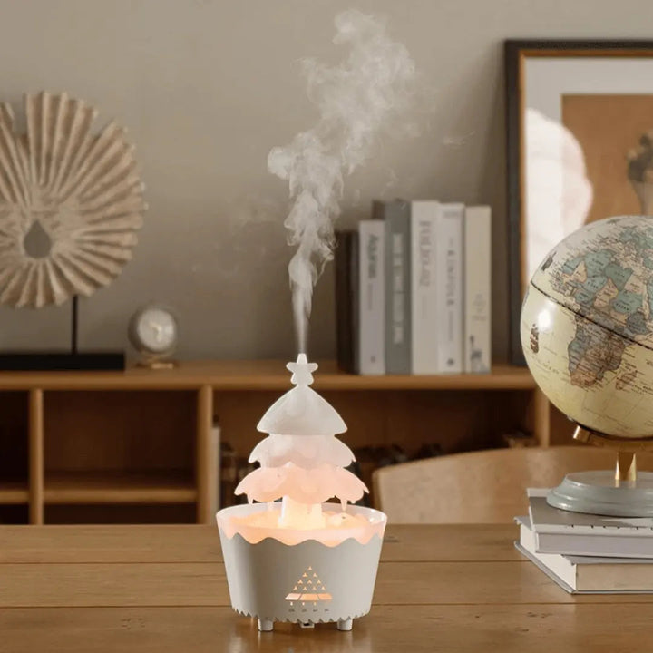 Aroma Diffuser | Luftbefeuchter Weihnachtsbaum Festlich Nachhaltig Trendy-Weiß-Luzern Mode