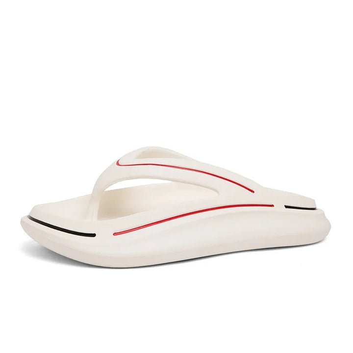 Unisex Sommerschlappen Weiß | EVA | Memory Foam | ultraleicht | wasserfest | Komfort-Luzern Mode