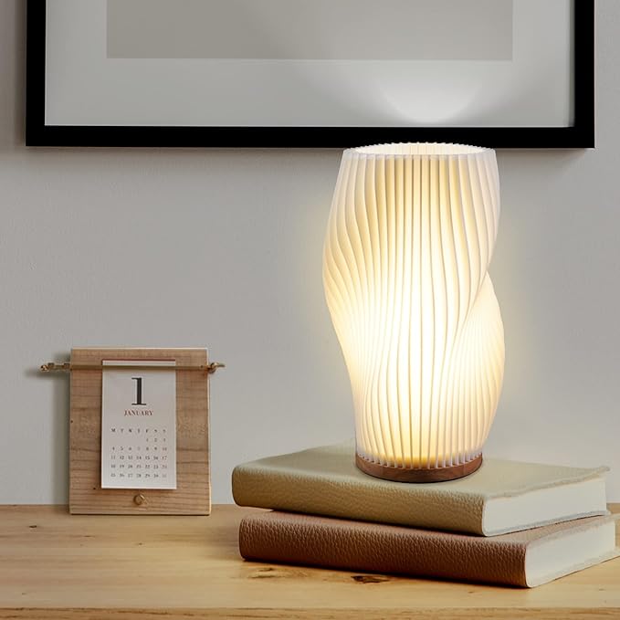 Tischlampe | Wellenförmig Stilvoll Atmosphärisch Einzigartig USB Vielseitig Langlebig-Luzern Mode