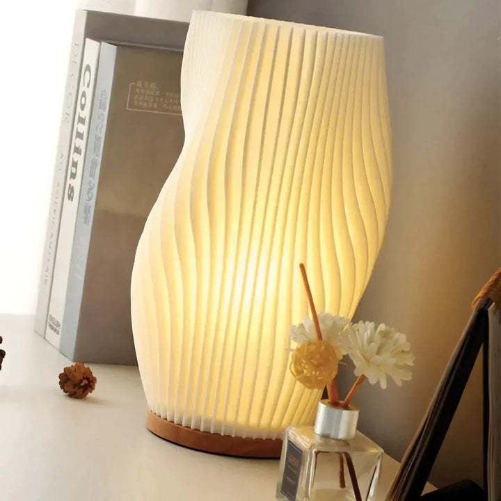 Tischlampe | Wellenförmig Stilvoll Atmosphärisch Einzigartig USB Vielseitig Langlebig-Luzern Mode