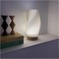 Tischlampe | Wellenförmig Stilvoll Atmosphärisch Einzigartig USB Vielseitig Langlebig-Luzern Mode