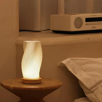 Tischlampe | Wellenförmig Stilvoll Atmosphärisch Einzigartig USB Vielseitig Langlebig-Luzern Mode