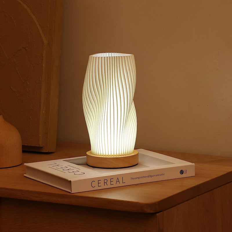Tischlampe | Wellenförmig Stilvoll Atmosphärisch Einzigartig USB Vielseitig Langlebig-Luzern Mode
