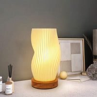 Tischlampe | Wellenförmig Stilvoll Atmosphärisch Einzigartig USB Vielseitig Langlebig-Luzern Mode