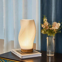 Tischlampe | Wellenförmig Stilvoll Atmosphärisch Einzigartig USB Vielseitig Langlebig-Luzern Mode