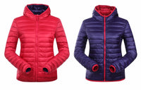 Damen Daunenjacke mit Kapuze - Leicht und Warm-Luzern Mode