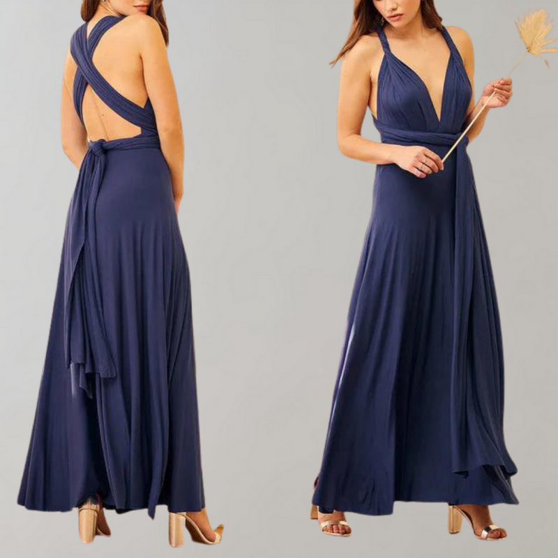 Elegantes Damen Wickelkleid für besondere Anlässe-Luzern Mode
